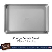 Wholesale - Baker's Secret Superb Collection- Aluminized steel Cookie/Jelly Roll pan 0.6mm with wire inside the rolling 45.1x32.8x2.6cm ,Whitford Quantum 2 -2 layer coating C/P 6, UPC: 6935780112749